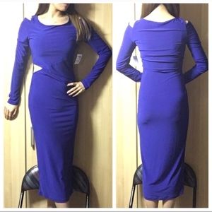 Cutout Body-con Midi Dress
